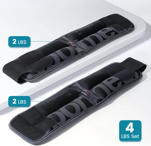 Vista 8 de Sportneer Ankle Weights for Men Women Strength Training, 4/10 lbs Pair Leg Weights Set Comfortable and Soft Perfect for Dancing Running Walking