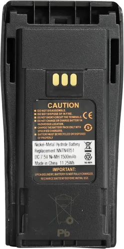 Vista 2 de NNTN4851A NNTN4851 NNTN4497 NNTN4497CR 7.4V 1500mAh Ni-MH Reemplazo de batería para CP200 CP200D CP200XLS PR400 EP450 CP040 CP140 CP150 CP160 CP160