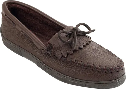 Vista 2 de Minnetonka Mocasín Kilty con flecos Moosehide para mujer