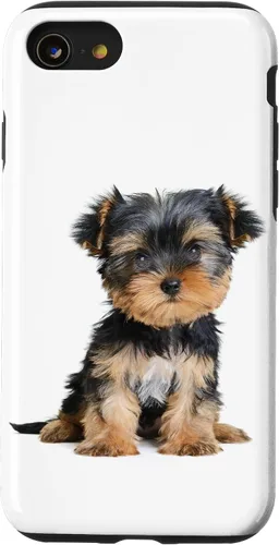 Vista 18 de Yorkie Puppy Portrait Cute Yorkshire Terrier Dog Lover - Carcasa para iPhone 17