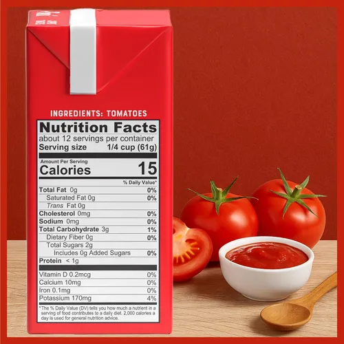 Vista 2 de Pomì - Tomates picados sin OMG, sin gluten, sin BPA, tomates italianos 100% frescos para salsas, pasta y pizza, alternativa a tomates enlatados