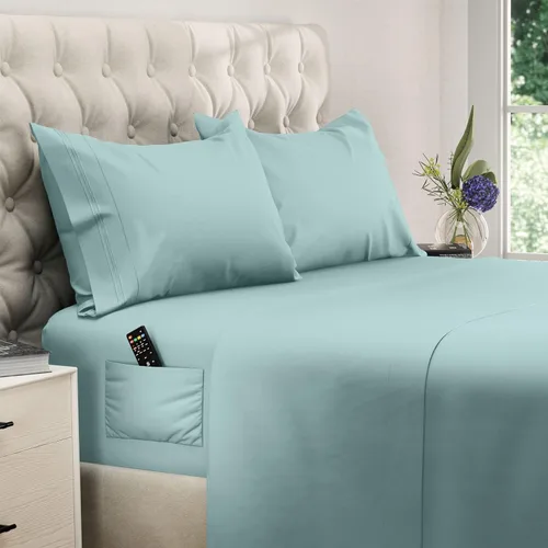 Vista 58 de DREAMCARE - Juego de sábanas de tamaño individual XL, 3 piezas, refrescantes, extralargas, suaves y duraderas de 100% poliéster de microfibra