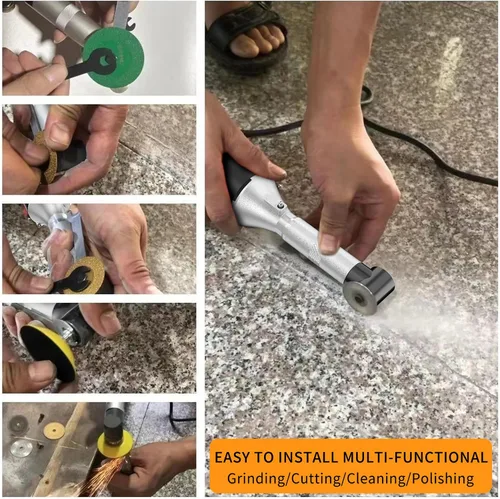 Vista 3 de IZIO Kit de Amoladora Eléctrica Multiusos con Troquel – Pulidora y Lijadora de 6 Velocidades Variables, Amoladora Angular Rotatoria Compacta de 1