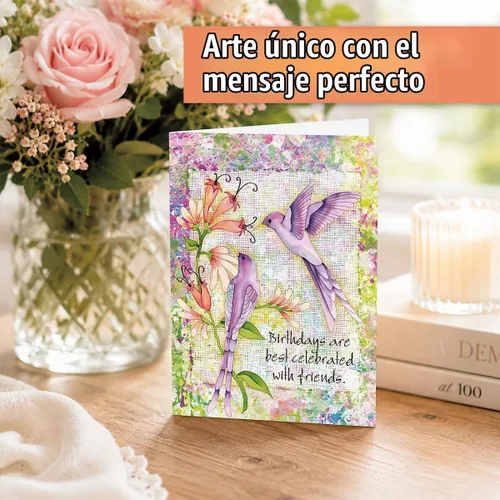 Vista 5 de Current Joy Hall Dream On Happy Birthday - Juego de 20 tarjetas con sobres blancos, 10 diseños, surtido grande de 5 x 7 pulgadas