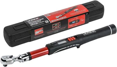 Vista 11 de ARES 43008 1/2-Inch Drive Flex Head Digital Torque Wrench Torque and Angle Readings