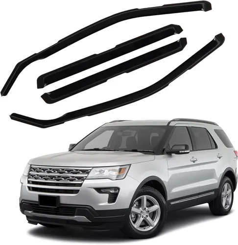 Vista 37 de Protector de lluvia apto para GMC Terrain 2010-2017, deflector de visera de ventana lateral de montaje exterior, protector de sombra de ventilación