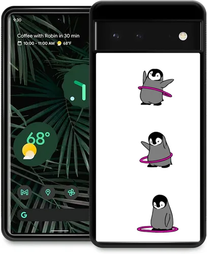 Vista 65 de CARLOCA Funda compatible con Google Pixel 6, diseño gráfico de moda a prueba de golpes, protección antiarañazos y caídas, Google Pixel 6 en blanco