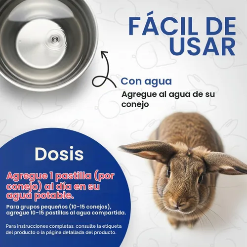 Vista 5 de HealthyAnimals4Ever - Tratamiento de estasis gastrointestinal para conejo, natural, 0.88 oz