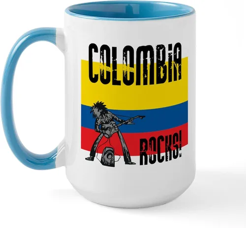 Vista 62 de CafePress - ITS COLOMBIA NOT COLUMBIA - FLAG Mugs - Coffee Mug, Large 15 oz. White Coffee Cup