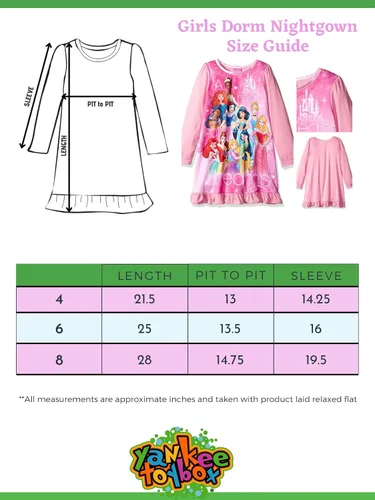 Vista 2 de Disney Pijama de manga larga para niñas de princesa