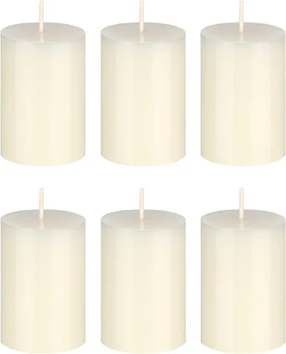 Vista 8 de Mega Candles 1 vela de pilar de oro sólido sin perfume, vertida a mano, vela de cera de alta calidad de 2 x 3 pulgadas, decoración del hogar, spas