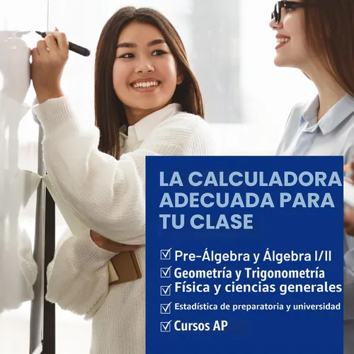 Vista 5 de Casio fx-300ES Plus 2ª Edición – Calculadora científica estándar 262 funciones, pantalla Natural Textbook Display℠ Ideal para matemáticas de Azul