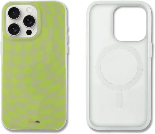 Vista 175 de Sonix x Barbie Funda para iPhone 15 Pro Compatible con MagSafe Probada para caídas de 10 pies Golden Hour