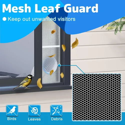 Vista 5 de Air Jade Kit de ventana de aire acondicionado portátil, kit de sellado de ventana aislado con ventilación de malla, kit de ventilación de CA