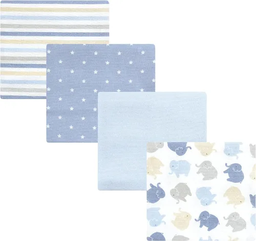 Vista 159 de Hudson Baby Mantas receptoras unisex de franela de algodón para bebé, avión, talla única