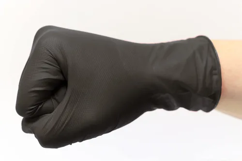 Vista 5 de DENCO DISTRIBUTING, INC. GripTensity Diamond Nitrile Gloves - Black 7 MIL - Latex & Powder Free - 10 Boxes