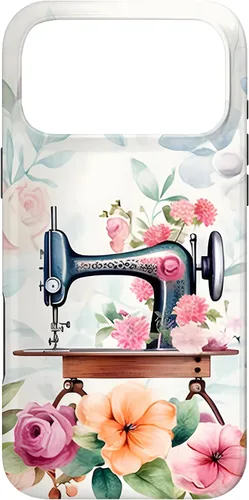 Vista 22 de Funda de costura floral vintage para máquina de coser iPhone 16