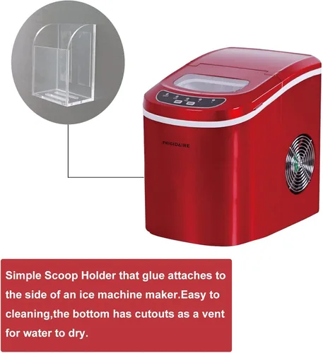 Vista 4 de PIAOLGYI Soporte para cuchara para máquina de hielo compatible con máquina de hielo de encimera Frigidaire (pala de hielo no incluida)