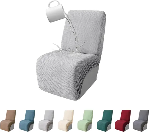 Vista 61 de Fundas de sofá reclinable seccional 100% impermeables para sofá reclinable en forma de L, funda de sofá modular de esquina en forma de L, fundas