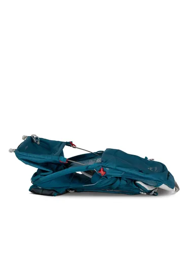 Vista 12 de Osprey Poco SLT Mochila Portabebés Ligera - Portabebés de Senderismo Compacto para Niños Pequeños con Arnés de Seguridad, Parasol y Panel Posterior