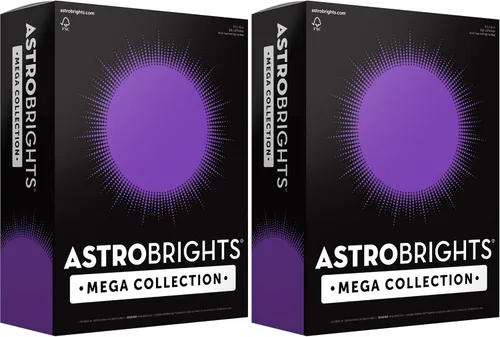 Vista 7 de Astrobrights Mega Collection, cartulina coloreada