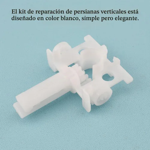 Vista 3 de Acoeitl - Soporte de reparación de persianas verticales con vástago, kit de reparación de persianas, piezas de repuesto blancas, accesorios