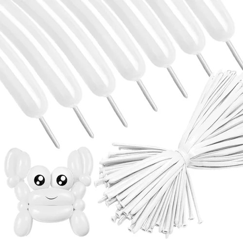Vista 13 de ASIYUHY 260 globos largos, paquete de 100 globos de animales retorcidos Negro