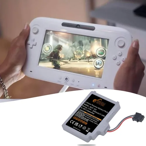 Vista 6 de Pickle Power Wii U Gamepad Battery WUP-012 WUP-010 Rechargeable Battery Pack for Nintendo Wii U Gamepad