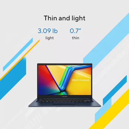 Vista 9 de ASUS Vivobook Laptop 2025 Computadora de negocios ultra portátil, pantalla FHD de 14 pulgadas, 16 GB de RAM, almacenamiento de 1 TB