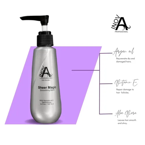 Vista 6 de Inova Professional Sheer Magic Bálsamo Suavizante (3.4 onzas), blanco