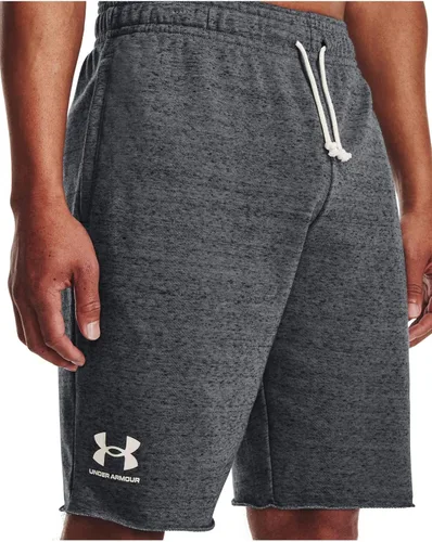 Vista 4 de Under Armour - Shorts Rival Terry de tela de toalla para hombre