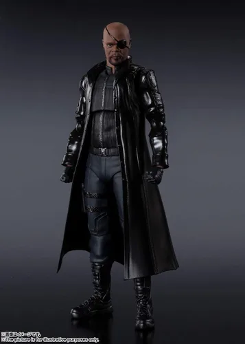 Vista 2 de Bandai sh figuarts Nick Fury Los Vengadores