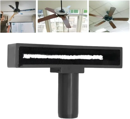 Vista 8 de TOPINCN Plumero de ventilador de techo lavable, limpiador de aspas de ventilador de microfibra reutilizable para techos altos, telarañas, ventanas