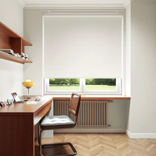 Vista 12 de Persianas enrollables opacas sin cordón para oscurecer la habitación, con sistema de resorte, protección UV, persianas de puerta, para hogar y Negro