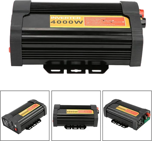 Vista 9 de Inversor de corriente para coche, 12 V CC a 110 V CA 4000 W Auto Voltaje Transformador Inversor Convertidor Coche