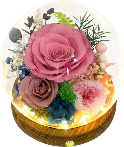 Vista 11 de Valley of Rain & Forest Flores reales de larga duración, regalo floral único para que envíes amor para todas las ocasiones, para decoración de Rosa