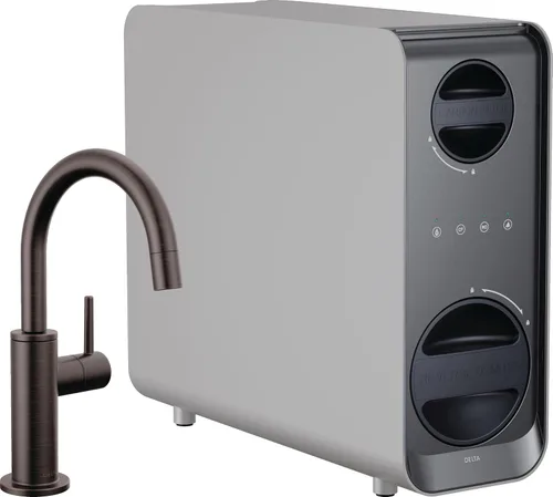 Vista 15 de Delta Faucet Clarifi - Sistema de filtro de agua de ósmosis inversa para debajo del fregadero con grifo dispensador de bebidas de acero inoxidable