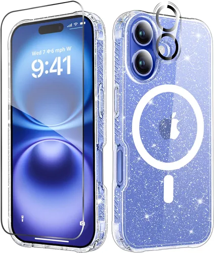 Vista 43 de MIODIK Compatible con Funda para iPhone Air, [Compatible con Magsafe] con Protector de Pantalla y Protección de Cámara Mejorada, Funda Protectora
