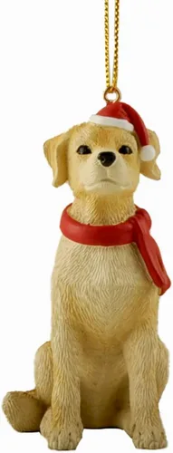 Vista 8 de Figurino de Adorno Colgante de Árbol de Navidad de Labrador Negro - Adorno de Labrador Negro, Adornos de Perro para Vacaciones, Relleno de Calcetas