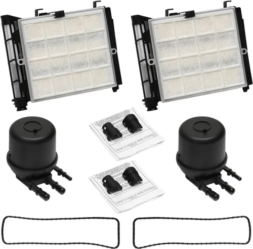 Vista 15 de Separador de agua con filtro de combustible diésel de 6.7 Power-stroke │Reemplazo para motores diésel Ford F250 F350 F450 F550 Super Duty V8