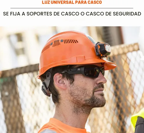 Vista 2 de Ergodyne - 60191 Faro de casco duro, Skullerz 8981, naranja