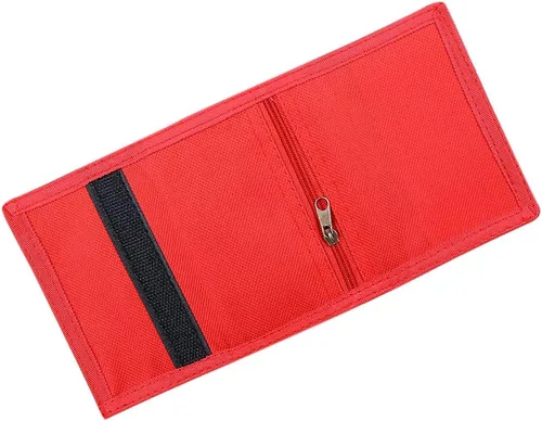 Vista 7 de NEICY Billetera de lona con bloqueo RFID para hombres y mujeres Carteras de camuflaje triple para deportes al aire libre con adhesivo mágico