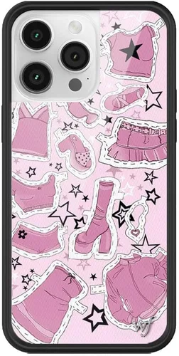 Vista 27 de Wildflower Fundas - Compatible con iPhone 14 Pro Max Protector negro parachoques, certificado de prueba de caídas de 6.5 pies, pequeña empresa