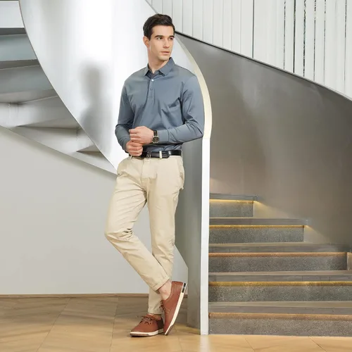 Vista 3 de Jousen - Tenis informales a la moda para hombre