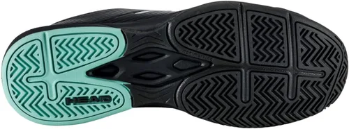 Vista 2 de HEAD Mens Revolt Court Tennis Shoes Black and Teal