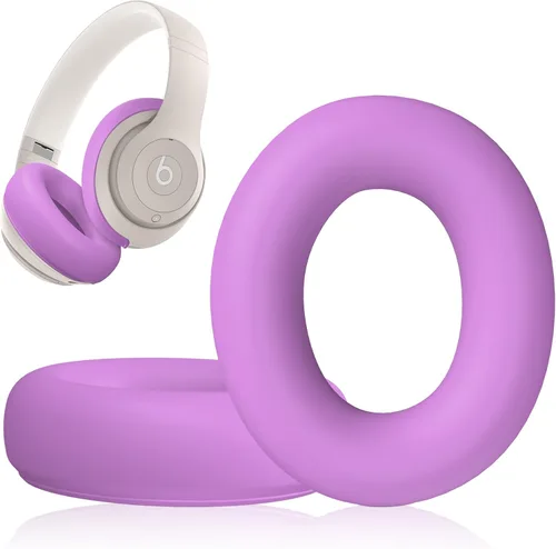 Vista 9 de Funda de silicona compatible con Beats Studio Pro, almohadillas de silicona para los oídos, protector para la diadema, antiarañazos, funda