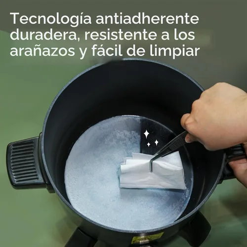Vista 5 de Derretidor de cera para hacer velas, olla de fusión de cera de vela de 6 cuartos con boquilla para base de jabón de cera de soja, fácil de verter