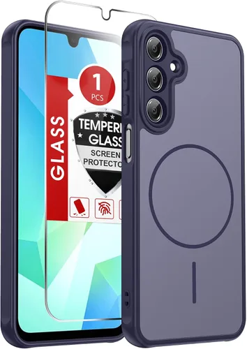 Vista 306 de LeYi Funda para teléfono Samsung-S23: protector de pantalla e imán MagSafe Púrpura