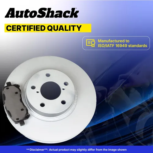 Vista 7 de AutoShack BRK010336134 - Kit de freno delantero de repuesto para Chevrolet Equinox Captiva Sport Saturn Vue Pontiac Torrent FWD con pastillas