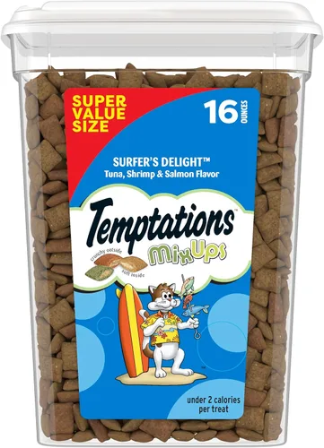 Vista 20 de Golosinas Temptations clásicas para gatos, empaque múltiple